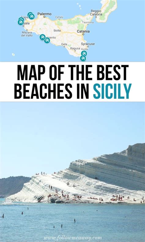 12 Beautiful Beaches In Sicily + Map To Find Them - Follow Me Away