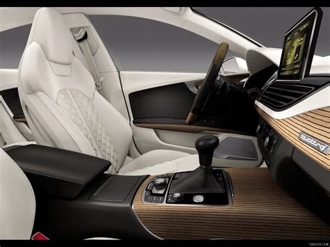 2009 Audi Sportback Concept - Interior Front Seats View Photo | Caricos