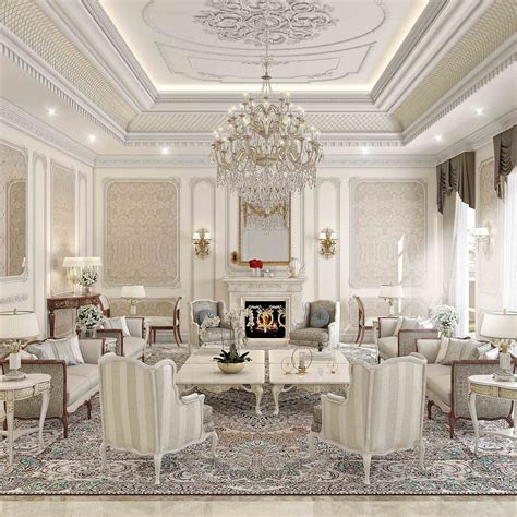 Classic luxury furniture for elegant baroque Italian design project ...