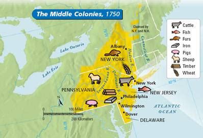 Mr. von Kamp's American History Class: Chapter 3 Section 3 - The Middle Colonies