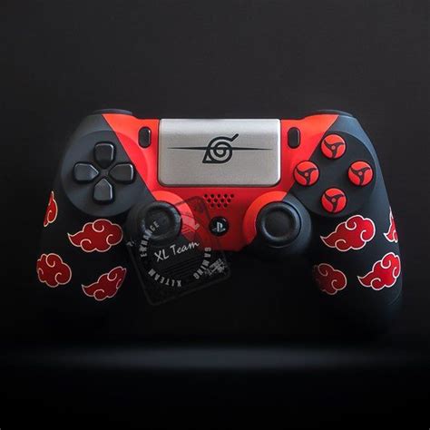 This PS4 Controller features a custom painted Itachi Uchiha Akatsuki Hidden Leaf Theme. All ...