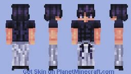 toji fushiguro Minecraft Skin