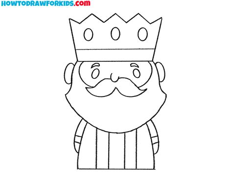 Top 131+ How to draw a cartoon king - Tariquerahman.net