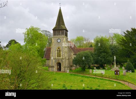 Church at Wickham, Hampshire Stock Photo - Alamy