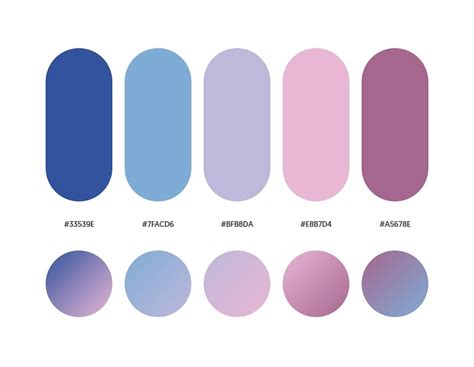 Aesthetic Pastel Purple Color Palette - bmp-bleep