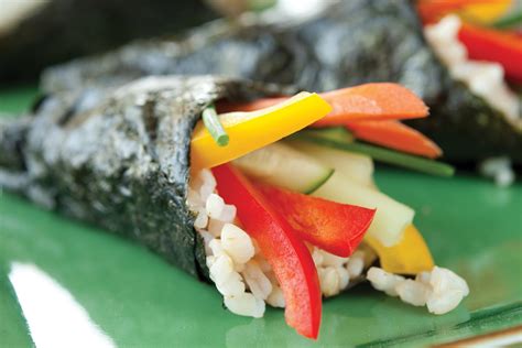 Veggie Sushi Hand Roll recipe | Epicurious.com