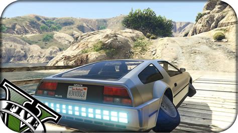 EL DELOREAN VOLADOR EN GTA V - Rubenillo17 - YouTube