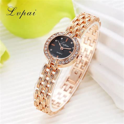 Aliexpress.com : Buy Lvpai Brand Fashion Watches Bracelet Diamond Alloy Wristwatches Women Dress ...