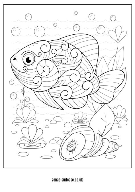 Printable Under The Sea Coloring Pages - Printable Word Searches