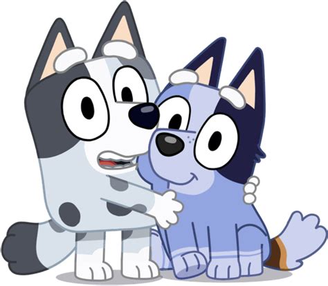 Muffin Heeler and Socks Heeler From Bluey by CatRubble28 on DeviantArt