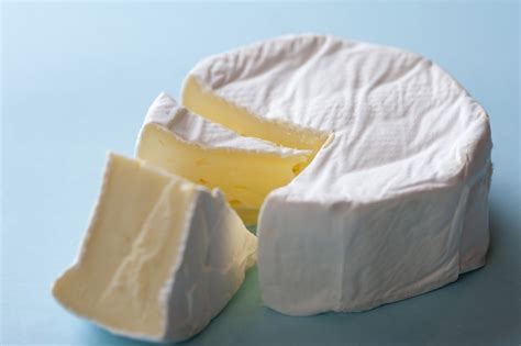 Round soft brie cheese - Free Stock Image