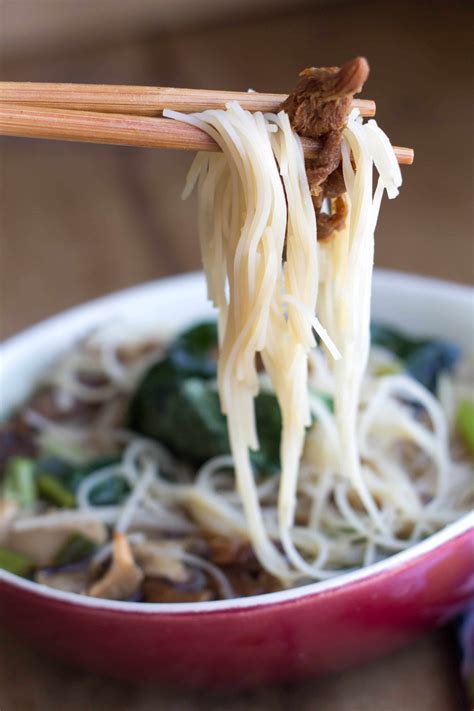 Chinese Mushroom Noodle Soup - Erren's Kitchen