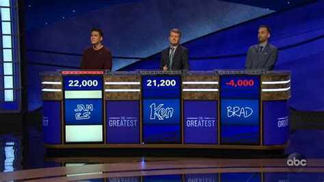 'Jeopardy! The Greatest of All Time:' Who won game 2? - ABC11 Raleigh-Durham