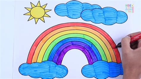 Aggregate more than 163 rainbow colours drawing super hot - vietkidsiq.edu.vn