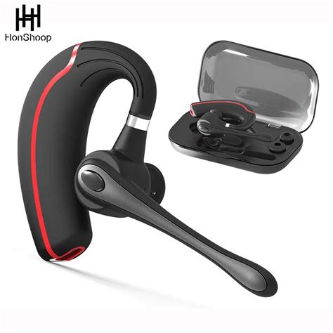 Honshoop V8 Business Bluetooth Headset stereo Noise Cancelling bluetooth earpiece Handsfree ...