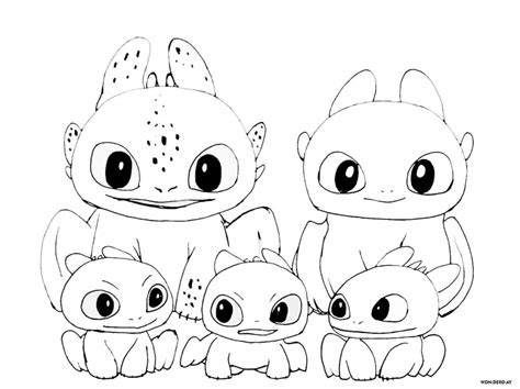 Night Lights Baby Light Fury Coloring Pages - Sumaho Wallpaper