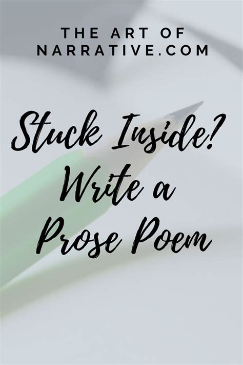 Learn how to write a prose poem. What’s the difference between prose vs poetry? Discover how to ...