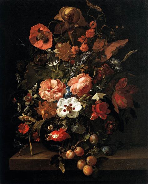 Still Life with Flowers and Fruit by Rachel Ruysch – my daily art display