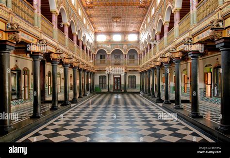 NATTUKOTTAI CHETTIAR HOUSE IN CHETTINAD TAMIL NADU Stock Photo, Royalty Free Image: 21362724 - Alamy