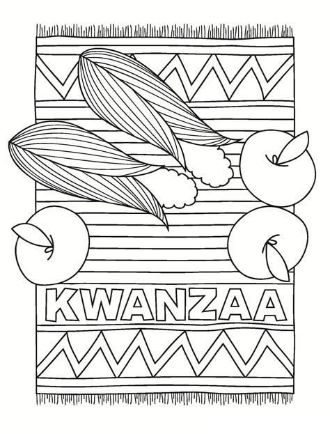 15 Printable Kwanzaa Coloring Pages - Holiday Vault