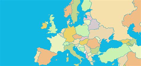 Map Of Europe Quiz Answers - United States Map