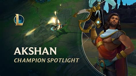 Akshan Champion Spotlight | Gameplay - League of Legends - YouTube