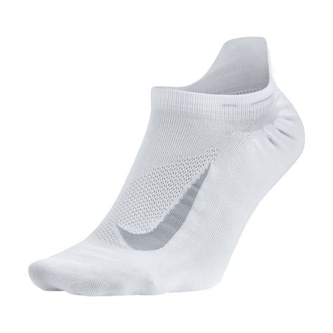 Nike - Nike Elite Lightweight No-Show Tab Running Socks-White - Walmart.com - Walmart.com