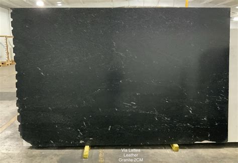 Granite Slabs | Stone Slabs - Via Lattea Granite Slabs Black Leather Finished Granite Slabs