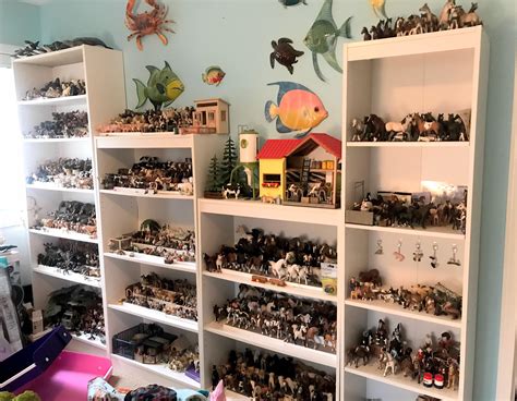 Here are most of my Schleich animals, about 2,500 figures. They are only part of my plastic ...