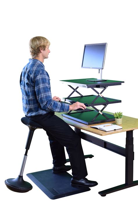 Stand Up Desk Stool Stool Stand Desk Standing Chair Stools Ofm Vivo 2800 Sit Adjustable Perch ...