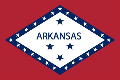 Flag of Arkansas image and meaning Arkansas flag - Country flags