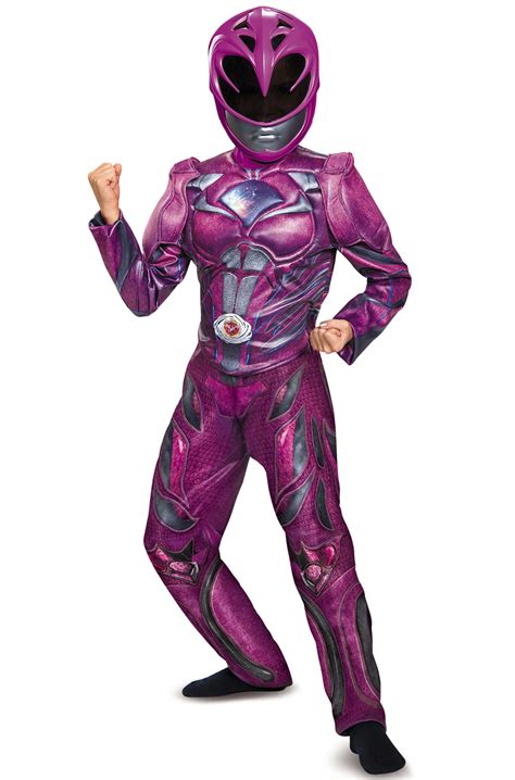 2017 Pink Ranger Deluxe Child Costume - PureCostumes.com