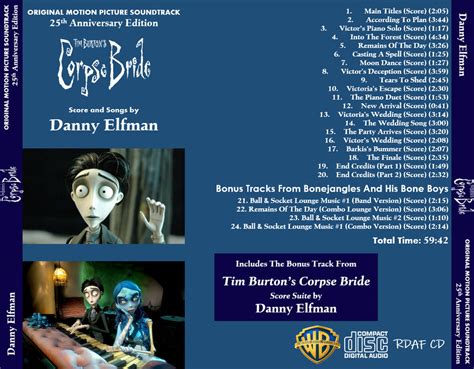 Corpse Bride (2005) OST (25th Anniversary) (Back) by kidsfan on DeviantArt