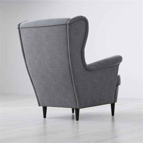 STRANDMON Armchair, Nordvalla dark gray - IKEA