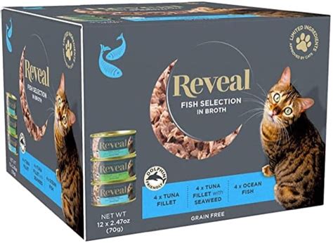 Reveal - Grain Free | Wet Canned Cat Food | 2.47oz Cans - Premium Nutrition, 100% Natural, No ...