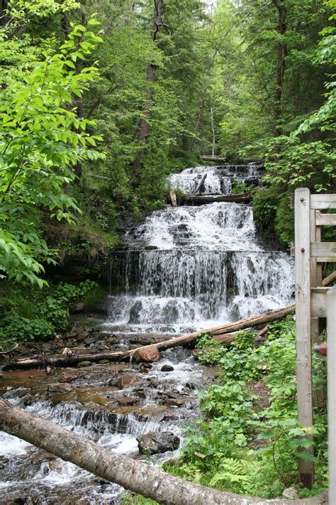 Waterfalls in Upper Peninsula of Michigan