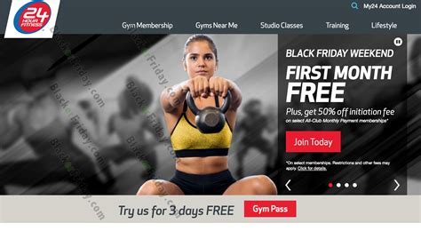 24 Hour Fitness Black Friday 2024 Sale - Blacker Friday