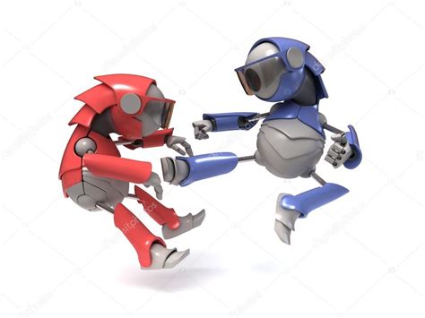 Fighting robots — Stock Photo © zhevelev #3894224