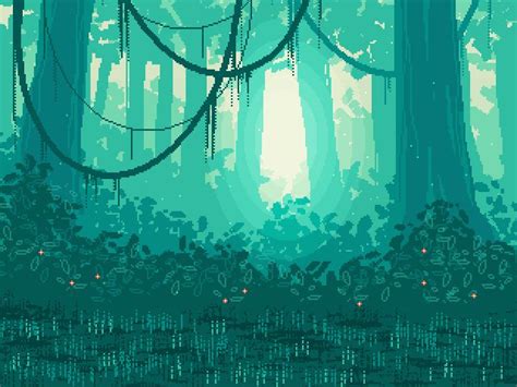 Forest by Forheksed | Pixel art landscape, Pixel art background, Pixel ...