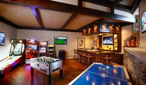 Creating A Basement Game Room: 4 Tips And 41 Examples - DigsDigs