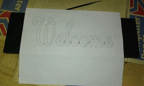 Thrifty Treasures: Custom Welcome sign