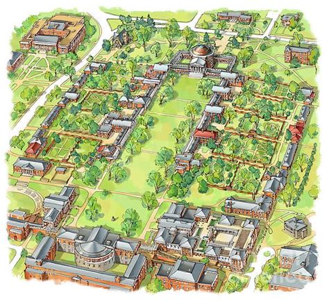 University Of Virginia Campus Map – Map VectorCampus Map