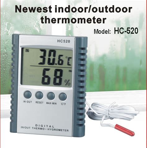 Newest Indoor / Outdoor Thermometer with indoor Humidity (HC-520) - China Newest Indoor/Outdoor ...