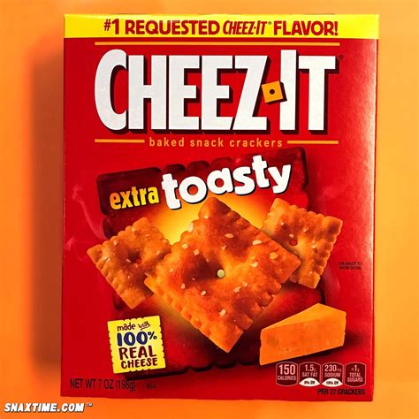 Cheez-It Extra Toasty Crackers: WELL-DONE CHEESE SNACK! – Snaxtime