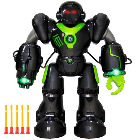 Intelligent Remote Control RC Robot Talking Walking Shooting Light Music Action | eBay