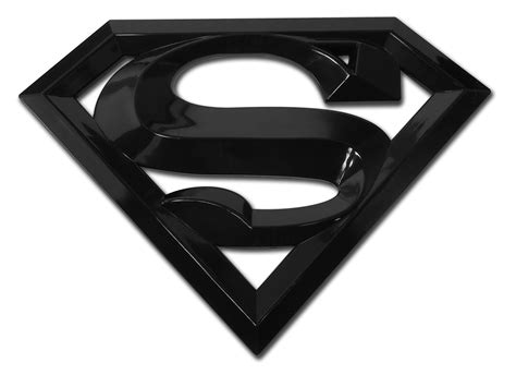 Superman Symbol Black