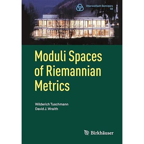 Snapklik.com : Moduli Spaces Of Riemannian Metrics