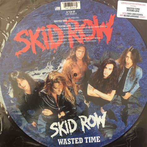 Skid Row – Wasted Time – Vinyl (12", Limited Edition, Picture Disc ...