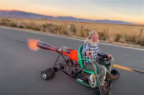 VIDEO: Rocketman Puts Jet Engine Behind Grandmother's Lawn Chair ...