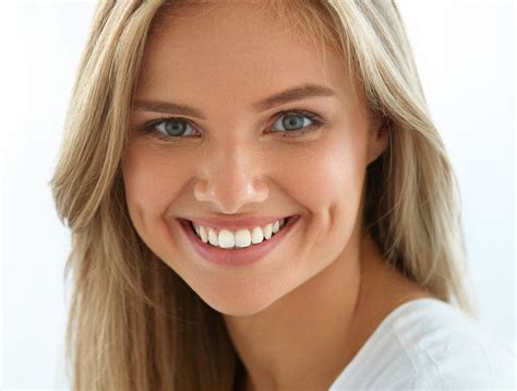 Beauty Woman Portrait. Girl With Beautiful Face Smiling | Love Your Smile